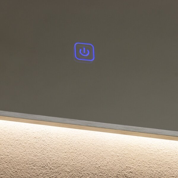 Brilagi -LED Koupel. zrcadlo DESIO LED/24W/230V 60x60 cm IP44 CRI 90 stm. + CCT