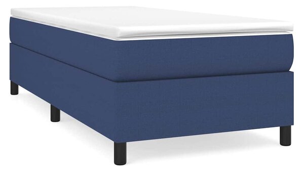 Rám postele s boxspringem modrá 90x190 cm textil 3120828