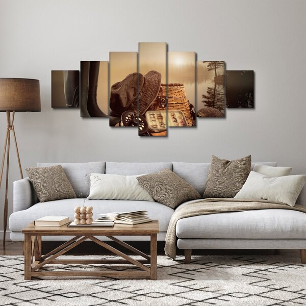 Obraz - Rybářské zátiší (210x100 cm)