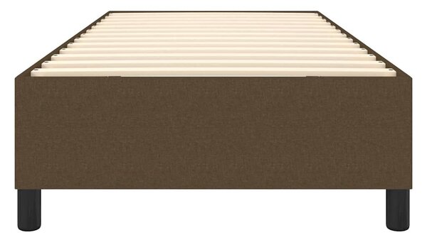 Rám postele s boxspringem tmavě hnědá 80 x 200 cm textil 3120817