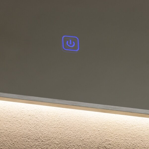Brilagi -LED Koupel. zrcadlo DESIO LED/30W/230V 60x90 cm IP44 CRI 90 stm. + CCT