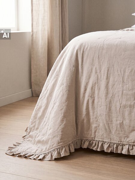 Sinsay - BEDCOVER - krémová
