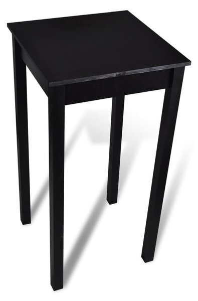 Černý barový stůl MDF 55 x 55 x 107 cm