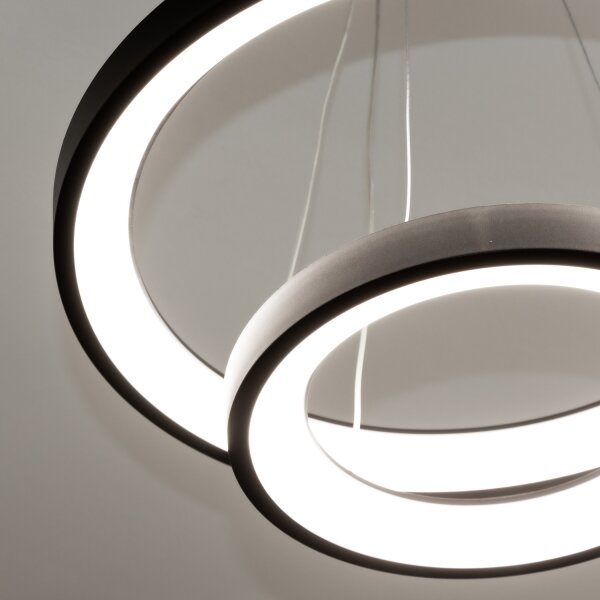 Brilagi - LED Stmív. lustr na lanku FALCON SLIM LED/68W/230V pr. 50 cm černá +DO
