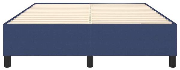Rám postele s boxspringem modrý 140 x 190 cm textil 3120860