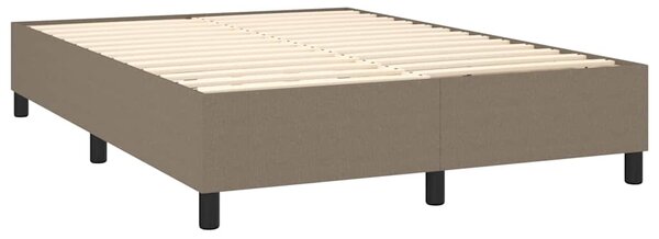 Box spring postel s matrací taupe 140x190 cm textil 3127961