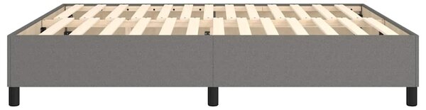 Rám postele s boxspringem tmavě šedý 160 x 200 cm textil 3120871