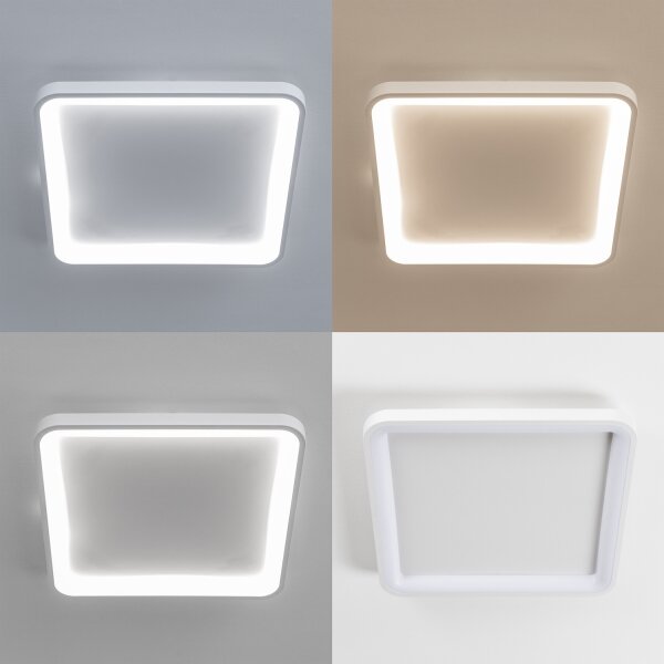 Brilagi - LED Stmív. stropní svítidlo FALCON SLIM LED/50W/230V 50x50 cm bílá +DO