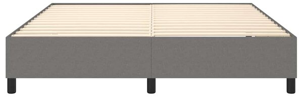 Rám postele s boxspringem tmavě šedý 160 x 200 cm textil 3120871