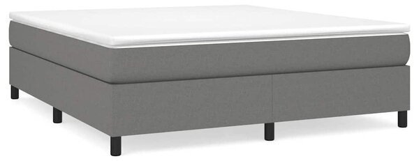 Rám postele s boxspringem tmavě šedý 160 x 200 cm textil 3120871