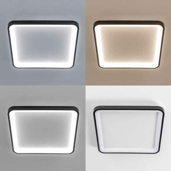 Brilagi - LED Stmív. stropní svítidlo FALCON SLIM LED/50W/230V 50x50 cm černá+DO