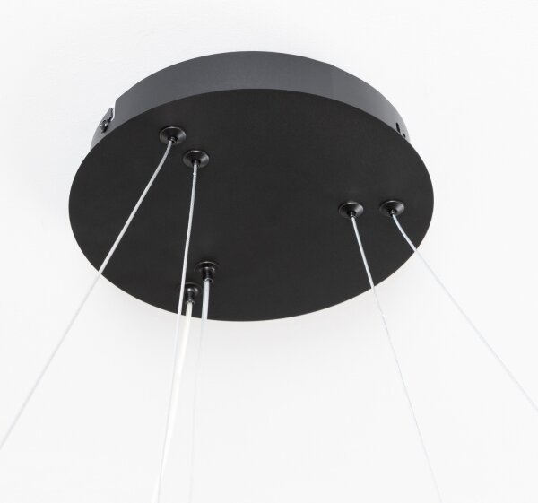 Brilagi - LED Stmív. lustr na lanku FALCON SLIM LED/68W/230V pr. 50 cm černá +DO