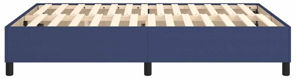 Rám postele s boxspringem modrý 140 x 190 cm textil 3120860