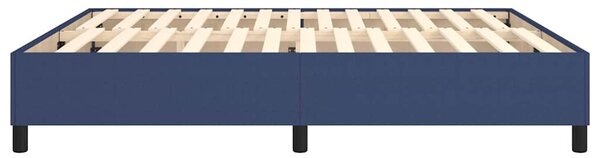 Rám postele s boxspringem modrý 180 x 200 cm textil 3120884