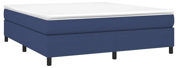 Rám postele s boxspringem modrý 180 x 200 cm textil 3120884