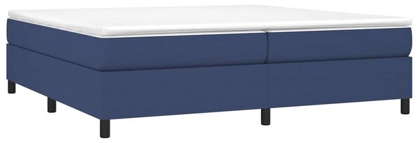 Rám postele s boxspringem modrý 200 x 200 cm textil 3120892