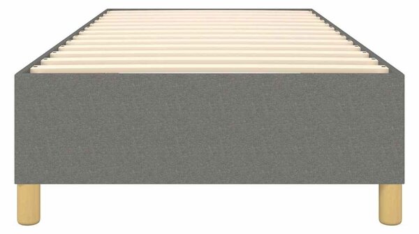 Rám postele s boxspringem tmavě šedá 90 x 190 cm textil 3120922