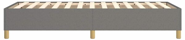 Rám postele s boxspringem tmavě šedá 90 x 190 cm textil 3120922