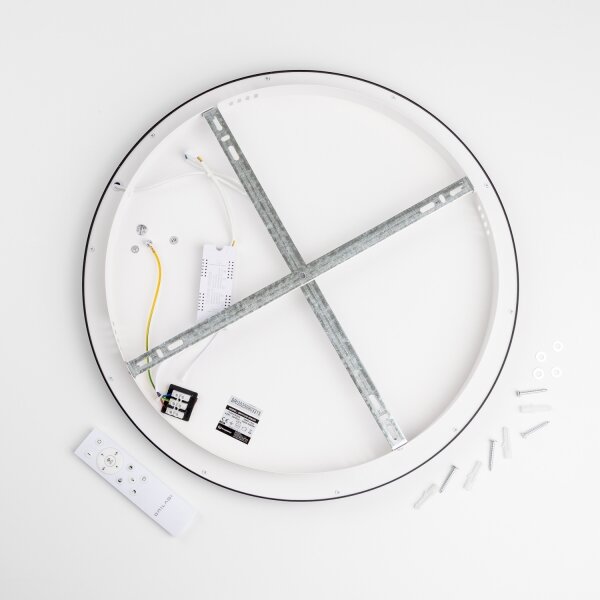 Brilagi -LED Stmív. stropní svítidlo FALCON SLIM LED/42W/230V pr. 50 cm černá+DO