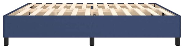 Rám postele s boxspringem modrý 200 x 200 cm textil 3120892