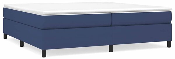 Rám postele s boxspringem modrý 200 x 200 cm textil 3120892