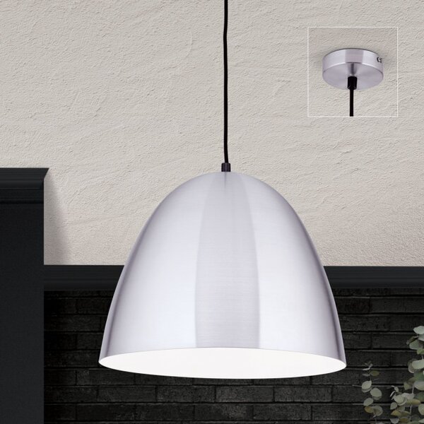 Orion HL6-1631/1S Závěsné svítidlo LOFT matný hliník průměr 40cm