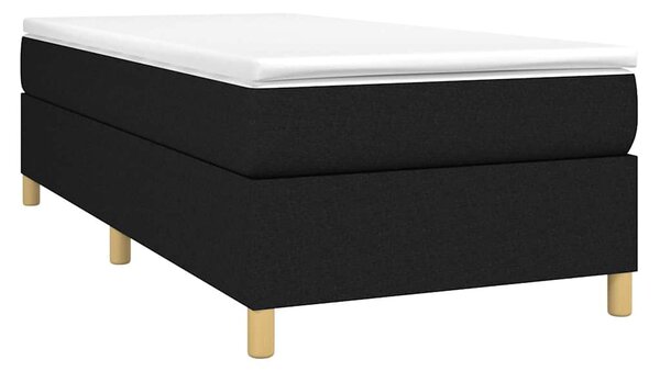 Rám postele s boxspringem černá 90x190 cm textil 3120923
