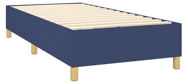Box spring postel s matrací modrá 80x200 cm textil 3132271