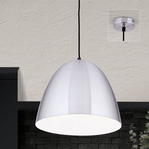 Orion HL6-1631/1S Závěsné svítidlo LOFT matný hliník průměr 40cm