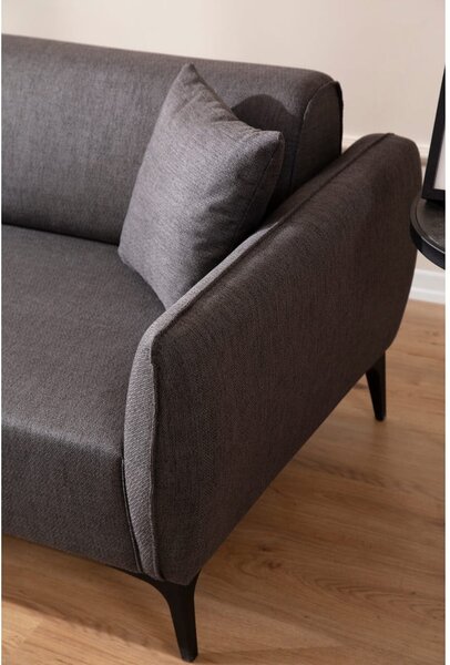 Tmavě šedá rohová pohovka Belissimo, levý roh – Balcab Home