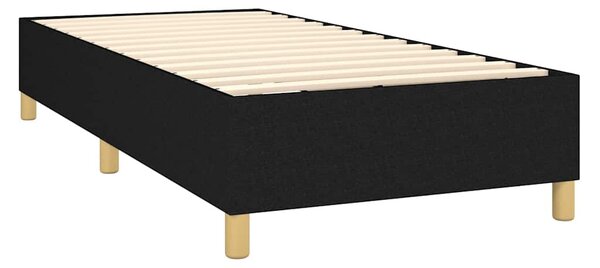 Rám postele s boxspringem černá 90x190 cm textil 3120923