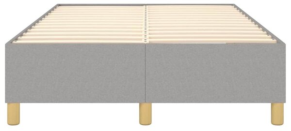 Rám postele s boxspringem světle šedá 120 x 200 cm textil 3120945