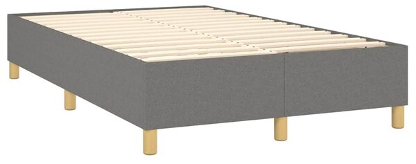 Rám postele s boxspringem tmavě šedá 120 x 200 cm textil 3120946