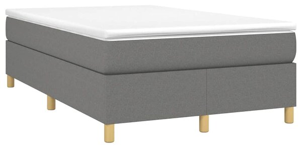 Rám postele s boxspringem tmavě šedá 120 x 200 cm textil 3120946