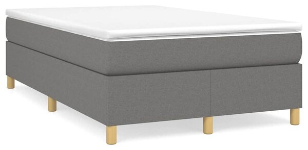 Rám postele s boxspringem tmavě šedá 120 x 200 cm textil 3120946