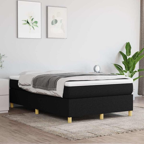 Rám postele s boxspringem černý 120 x 200 cm textil 3120947