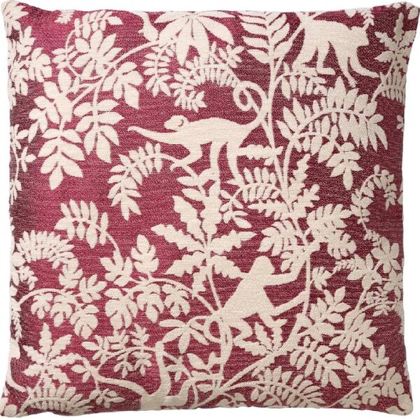 Dekorační povlak na polštář ABU MERLOT 45x45 cm, vínový