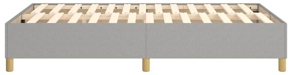 Rám postele s boxspringem světle šedá 120 x 200 cm textil 3120945