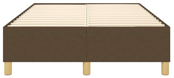 Rám postele s boxspringem tmavě hnědá 120 x 200 cm textil 3120948