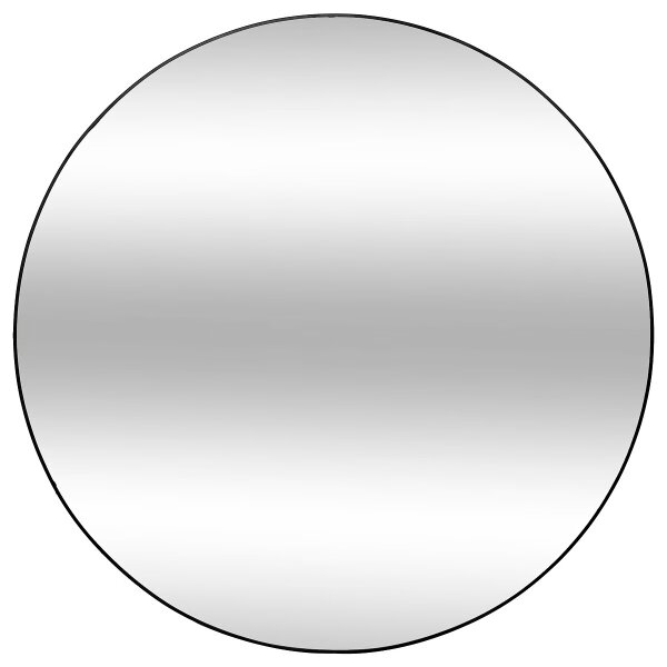 Atmosphera - Nástěnné zrcadlo ALICE pr. 110 cm černá