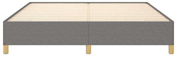 Rám postele s boxspringem tmavě šedý 160 x 200 cm textil 3120970