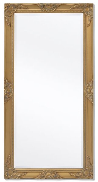 Nástěnné zrcadlo v barokním stylu 120x60 cm zlaté