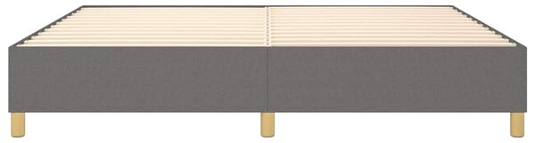 Rám postele s boxspringem tmavě šedý 200 x 200 cm textil 3120986