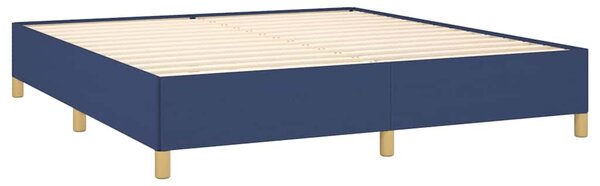 Box spring postel s matrací modrá 160x200 cm textil 3128619
