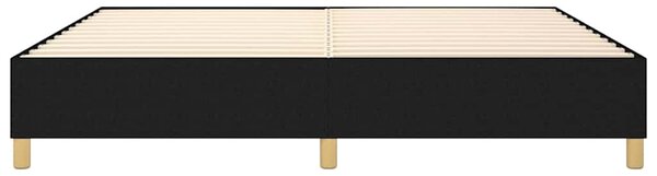 Rám postele s boxspringem černý 200 x 200 cm textil 3120987