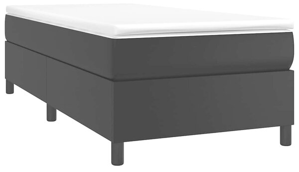 Rám postele s boxspringem černý 80 x 200 cm umělá kůže 3121011