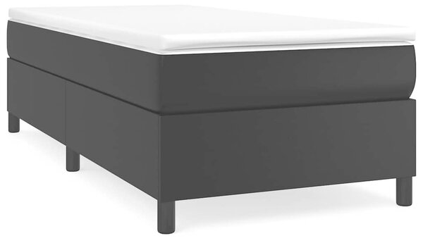 Rám postele s boxspringem černý 80 x 200 cm umělá kůže 3121011