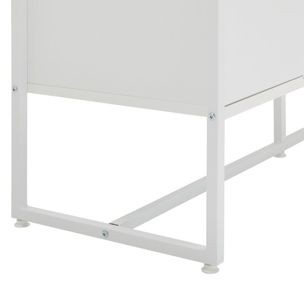 ŠIROKÁ KOMODA, bílá, 180/75/41 cm P & B - Online Only komody, Online Only