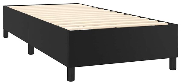 Rám postele s boxspringem černý 80 x 200 cm umělá kůže 3121011