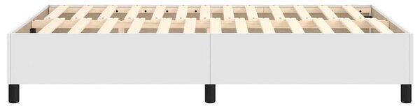 Rám postele s boxspringem bílý 120 x 200 cm umělá kůže 3121036